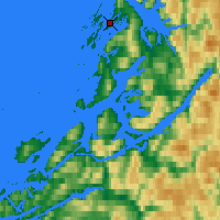 Nearby Forecast Locations - Brønnøysund - Carte