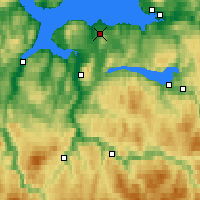 Nearby Forecast Locations - Trondheim - Carte