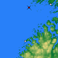 Nearby Forecast Locations - Nordøyan Lighthouse - Carte
