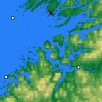Nearby Forecast Locations - Rørvik - Carte