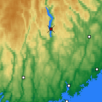 Nearby Forecast Locations - Byglandsfjord - Carte