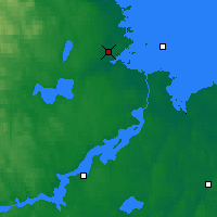 Nearby Forecast Locations - Gävle - Carte