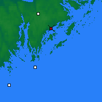 Nearby Forecast Locations - Harsfjarden - Carte