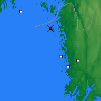 Nearby Forecast Locations - Îles Koster - Carte
