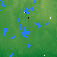 Nearby Forecast Locations - Växjö - Carte