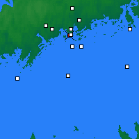 Nearby Forecast Locations - Vanhakaupunki - Carte
