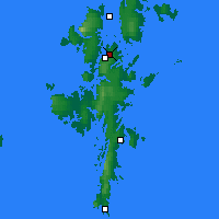 Nearby Forecast Locations - Shetland - Carte