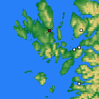 Nearby Forecast Locations - Portree - Carte