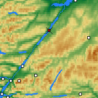Nearby Forecast Locations - Loch Ness - Carte