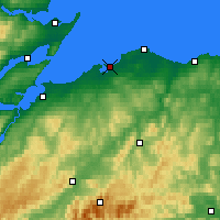 Nearby Forecast Locations - Elgin - Carte