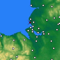 Nearby Forecast Locations - Southport - Carte