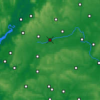 Nearby Forecast Locations - Fairford - Carte