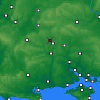Nearby Forecast Locations - Stonehenge - Carte