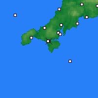 Nearby Forecast Locations - Falmouth - Carte