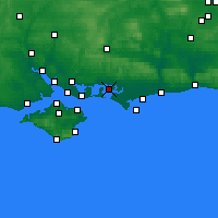 Nearby Forecast Locations - Thorney Island - Carte