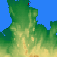 Nearby Forecast Locations - Raufarhöfn - Carte