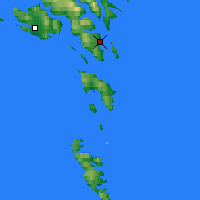 Nearby Forecast Locations - Îles Féroé - Carte