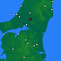 Nearby Forecast Locations - Tylstrup - Carte