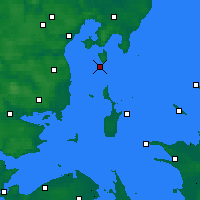 Nearby Forecast Locations - Sletterhage - Carte