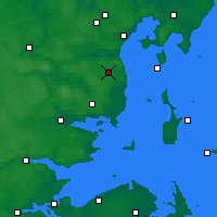 Nearby Forecast Locations - Aarhus Syd - Carte