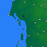 Nearby Forecast Locations - Esbjerg - Carte