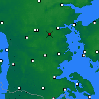 Nearby Forecast Locations - Vamdrup - Carte