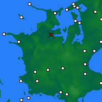Nearby Forecast Locations - Holbæk - Carte
