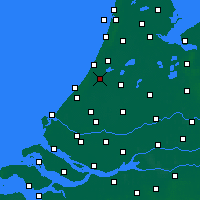 Nearby Forecast Locations - Leyde - Carte
