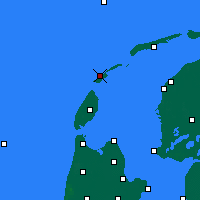 Nearby Forecast Locations - Vlieland - Carte