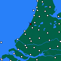 Nearby Forecast Locations - Noordwijk - Carte