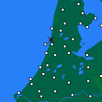 Nearby Forecast Locations - Wijk aan Zee - Carte