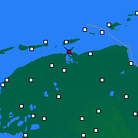 Nearby Forecast Locations - Lauwersoog - Carte
