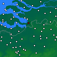Nearby Forecast Locations - Woensdrecht - Carte