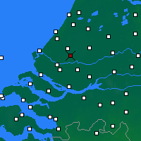 Nearby Forecast Locations - Rotterdam - Carte
