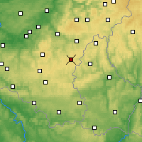 Nearby Forecast Locations - Bastogne - Carte