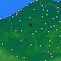 Nearby Forecast Locations - Roulers - Carte