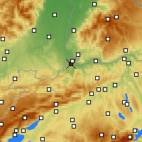 Nearby Forecast Locations - Binningen - Carte