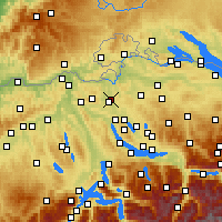 Nearby Forecast Locations - Bülach - Carte
