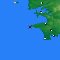 Nearby Forecast Locations - Pointe du Raz - Carte