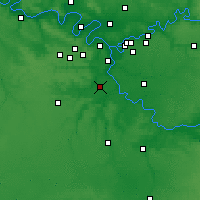 Nearby Forecast Locations - Brétigny-sur-Orge - Carte