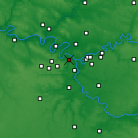 Nearby Forecast Locations - Paris Montsouris - Carte