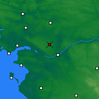 Nearby Forecast Locations - Treillières - Carte