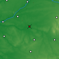 Nearby Forecast Locations - Romorantin-Lanthenay - Carte