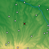 Nearby Forecast Locations - Auch - Carte