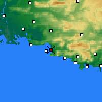 Nearby Forecast Locations - Marseille - Carte