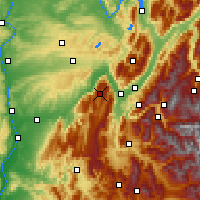 Nearby Forecast Locations - Massif du Vercors - Carte