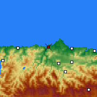 Nearby Forecast Locations - Avilés - Carte