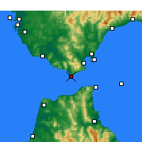 Nearby Forecast Locations - Tarifa - Carte