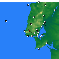 Nearby Forecast Locations - Sintra - Carte