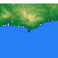 Nearby Forecast Locations - Faro - Carte